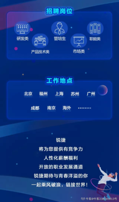 锐捷网络2022校园招聘正式启动，福州专场火热来袭